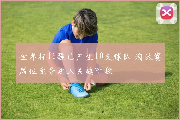 世界杯16强已产生10支球队 淘汰赛席位竞争进入关键阶段